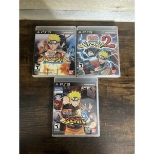 Naruto Shippuden Ultimate Ninja Storm Lot PlayStation 3 PS3
